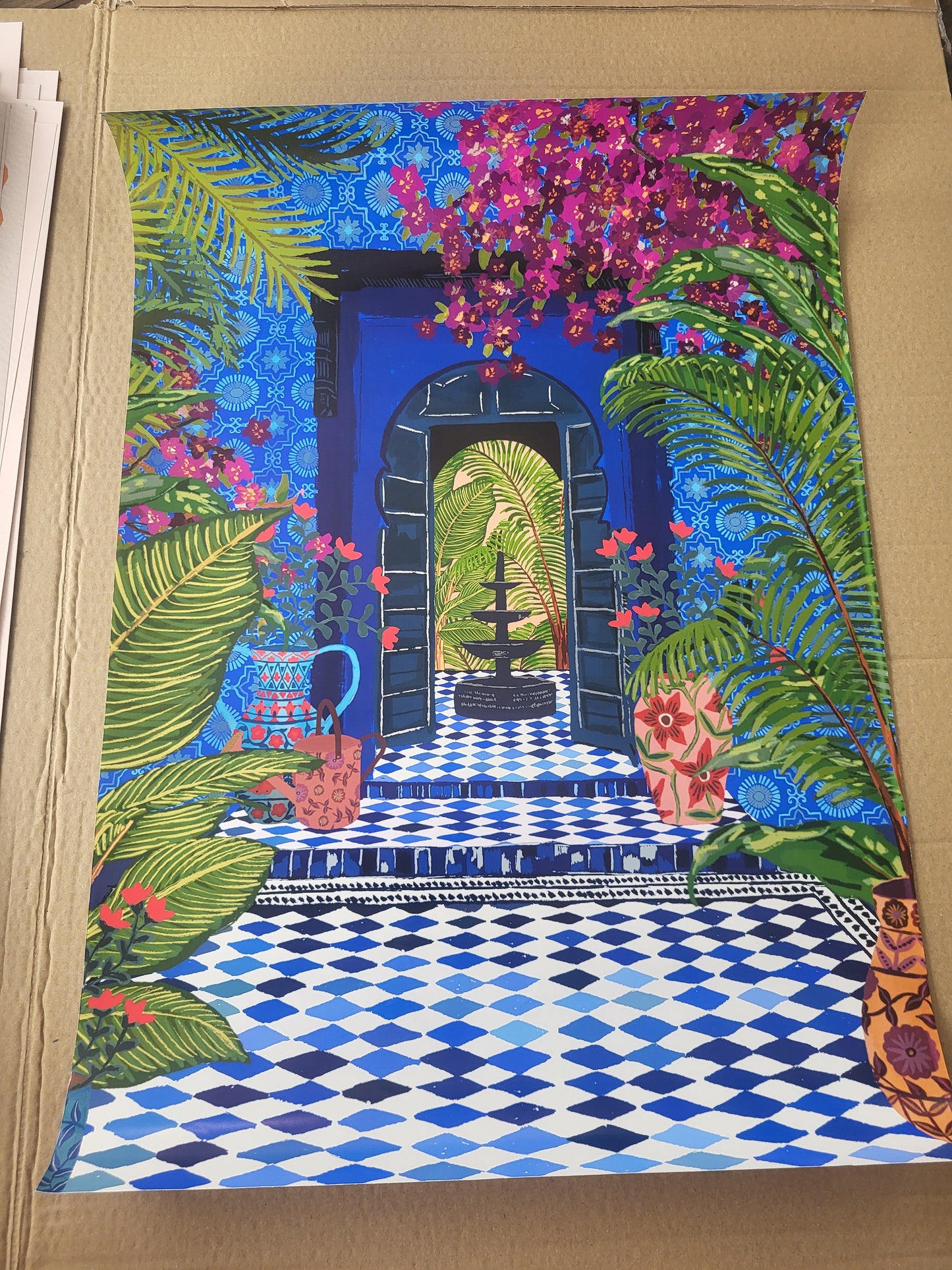 A2 Majorelle Garden Morocco - Studio Sample Sale *Minor Imperfections*