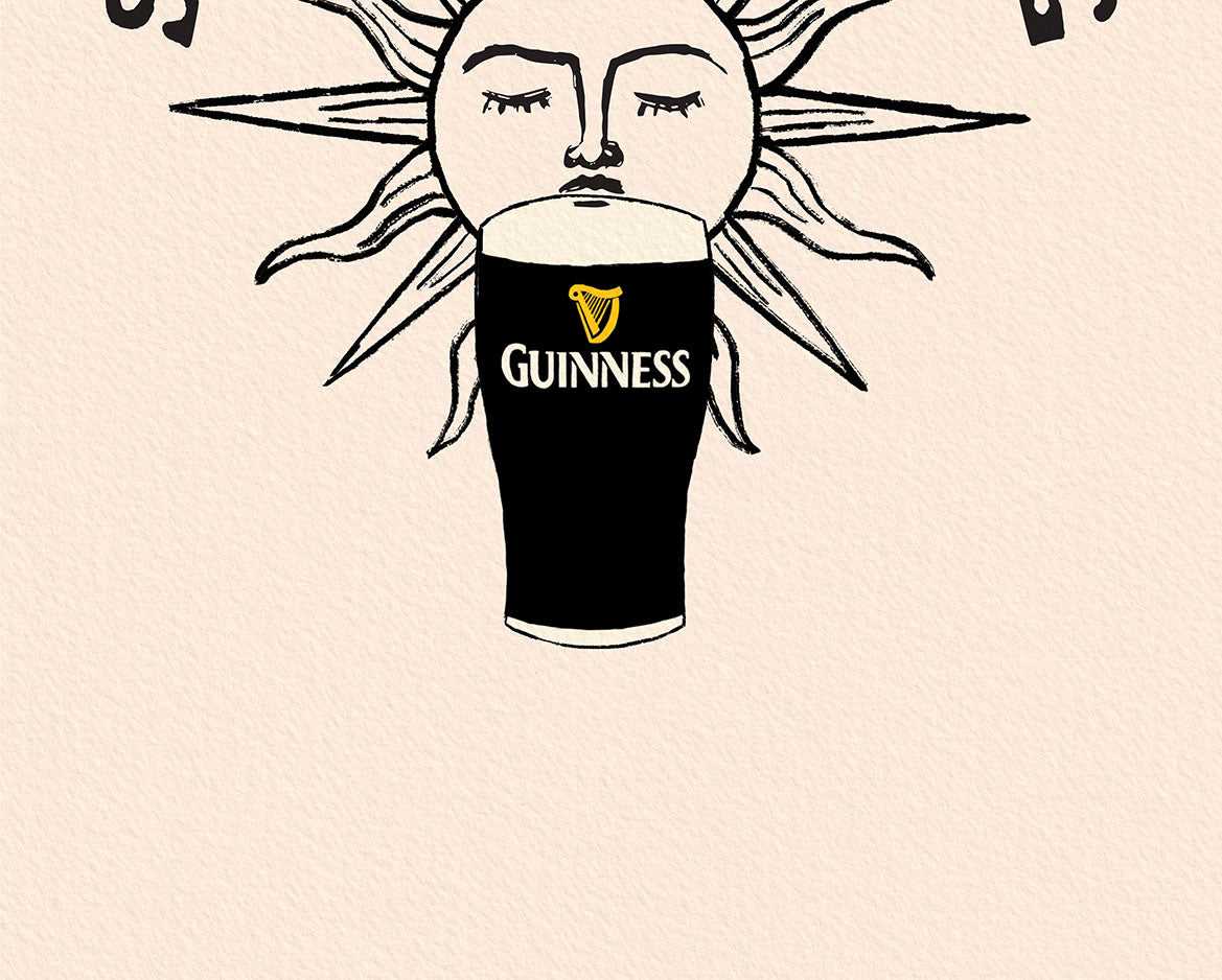 Sippin on some G - Guinness Sun Print