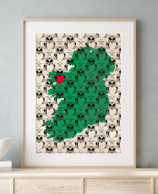Ireland Claddagh Art Print | North or West Of Ireland (Mayo) | N. Ireland | Dublin