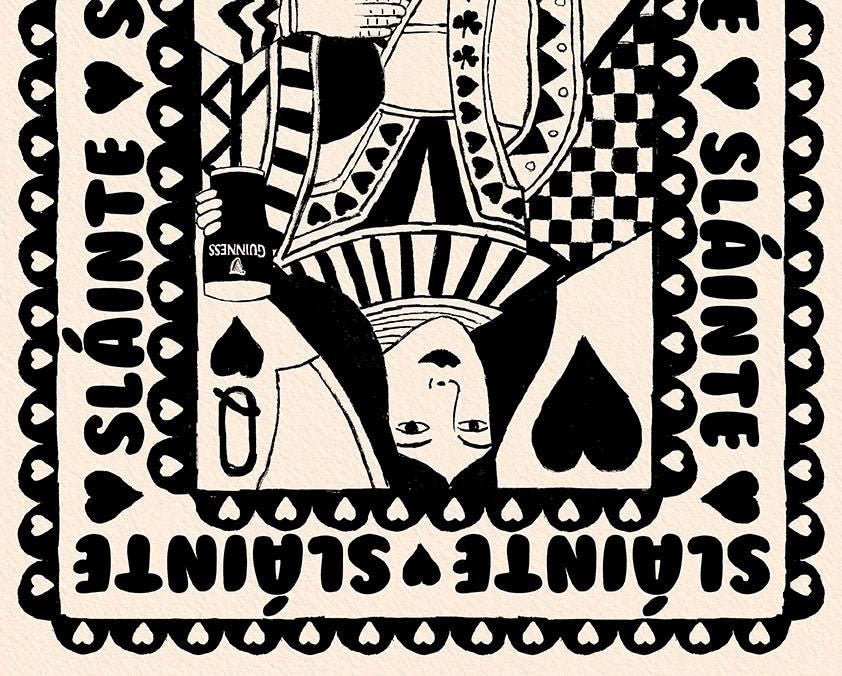 King And Queen Of Pints Art Print alternative view | Mauds Studio