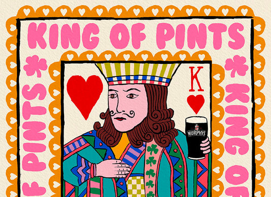 Murphy's King Of Pints Playing Card lifestyle photo | Mauds Studio