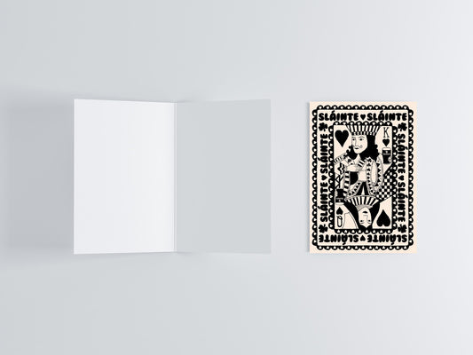 Sláinte Greeting Card flat lay photo | Mauds Studio