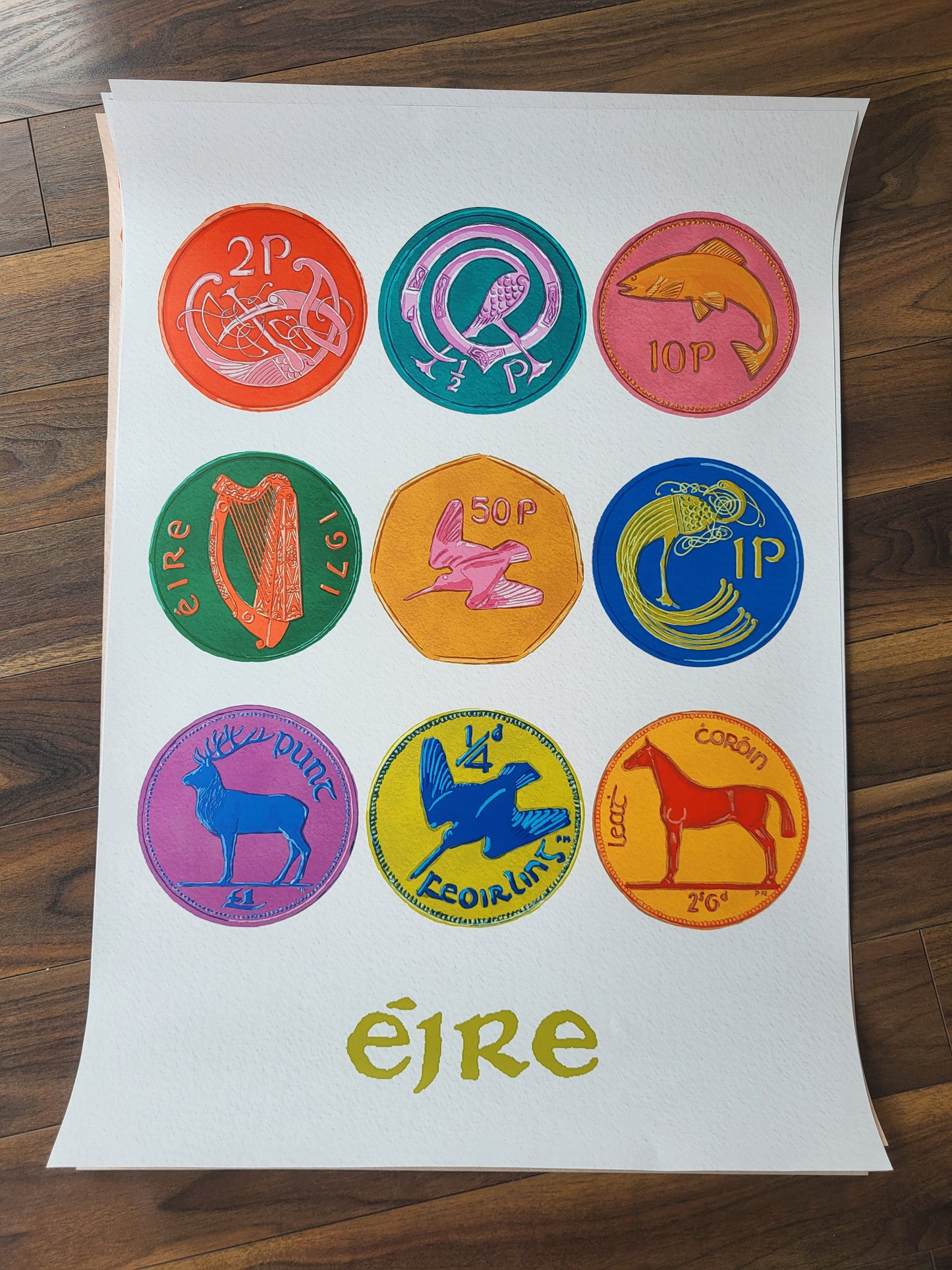 A1 Vintage Irish Coins - Studio Sample Sale *Minor Imperfections*