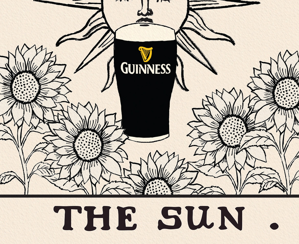 Sippin on some G - Guinness Sun Print