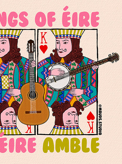 Amble King of Éire Art Print