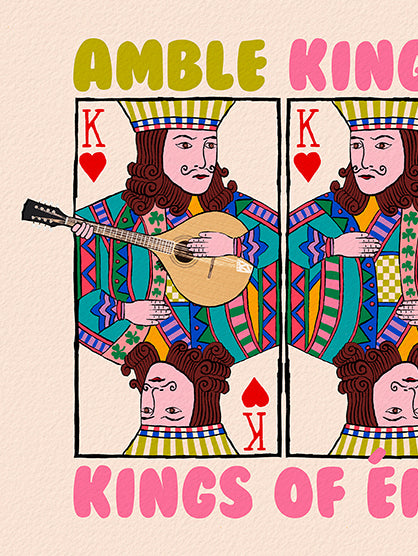 Amble King of Éire Art Print