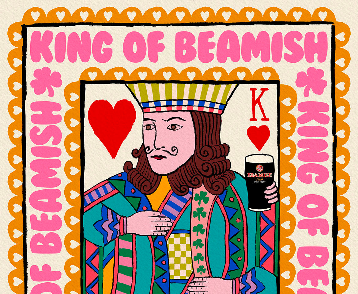 Beamish King Of Pints Playing Card