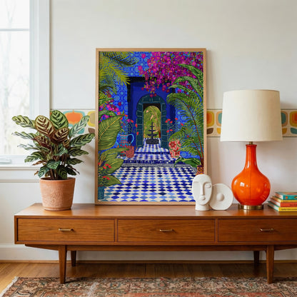 Majorelle Garden Morocco Wall Art Print