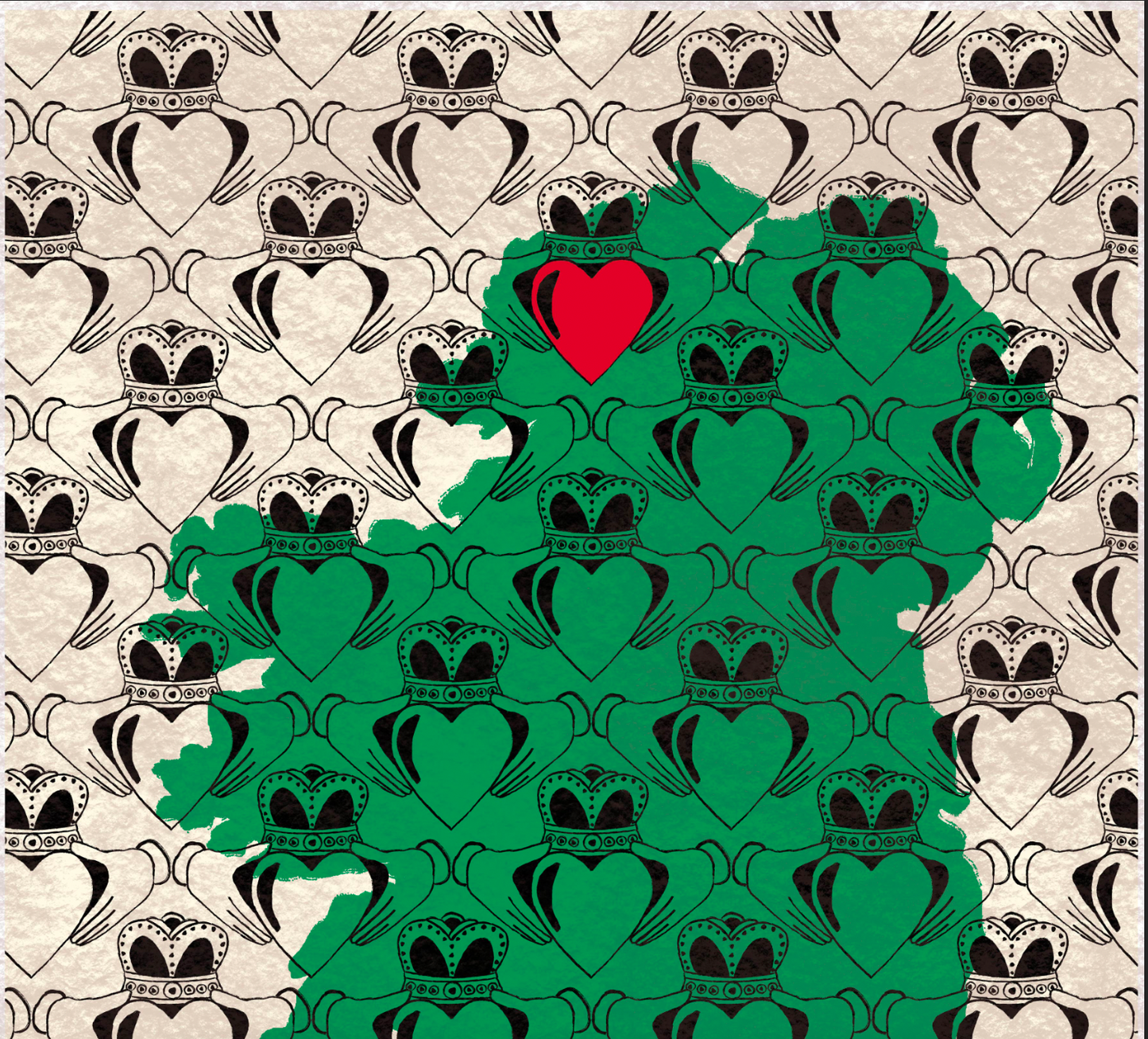 Ireland Claddagh Art Print | All Counties of Ireland