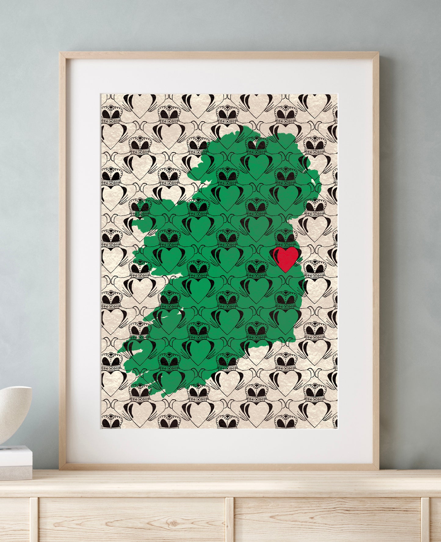 Ireland Claddagh Art Print | North or West Of Ireland (Mayo) | N. Ireland | Dublin