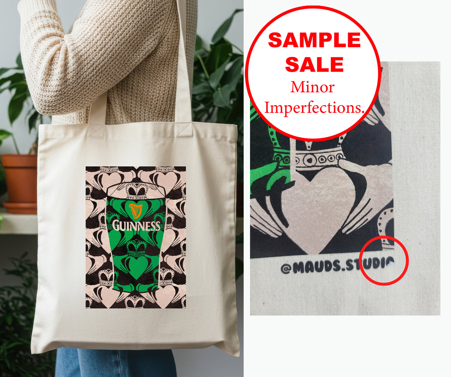 Tote bags - Studio Seconds Sample Sale *Minor Imperfections*