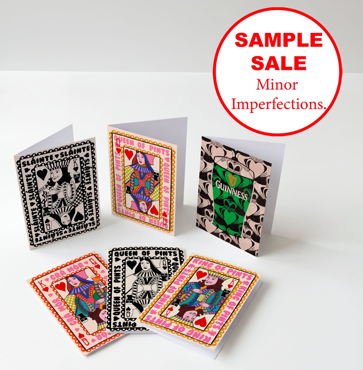 Set of 6 Irish Greeting Cards - Studio Seconds Bundle *Minor Imperfections*