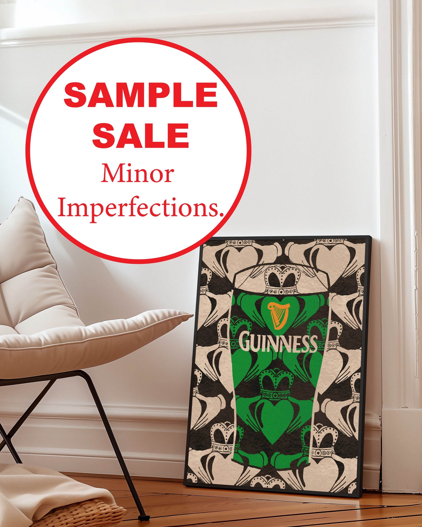 A2 Guinness Claddagh - Studio Sample Sale *Minor Imperfections*