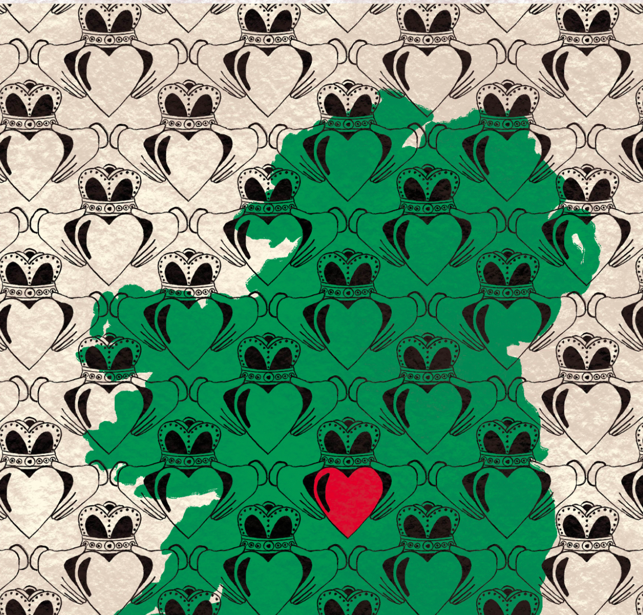 Ireland Claddagh Art Print | All Counties of Ireland