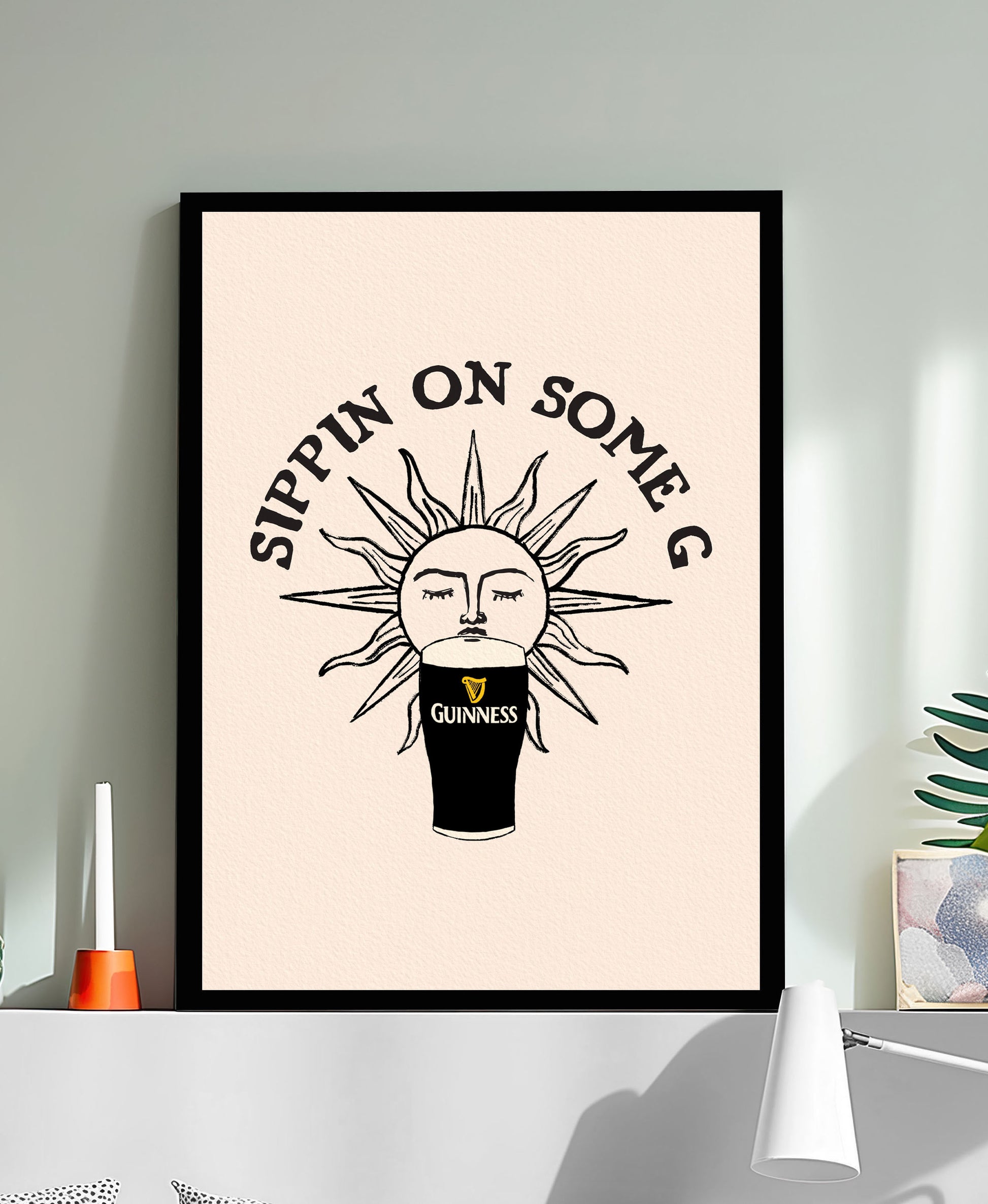 Sippin On Some G Guinness Print | Mauds Studio