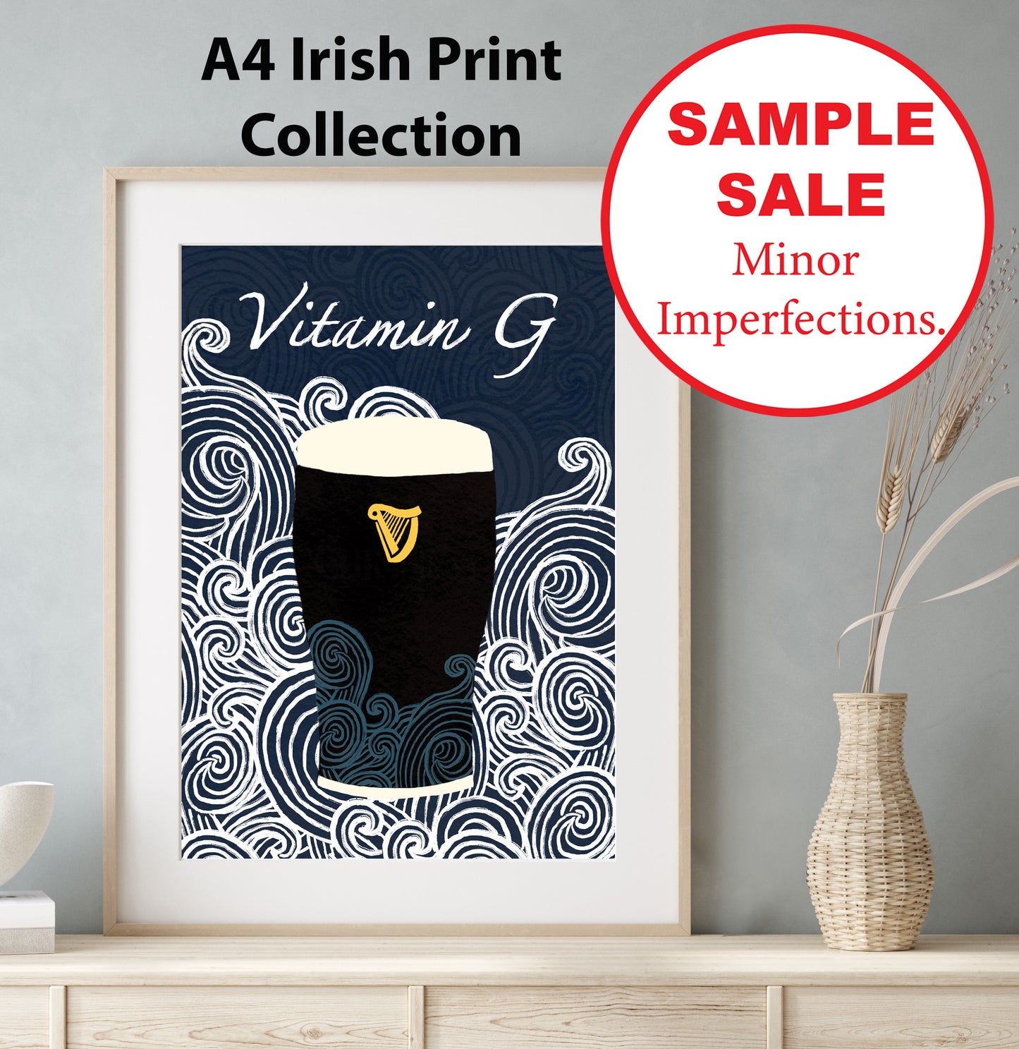 A4 Irish Print Collection (21cm × 29.7cm) - Studio Seconds Sample Sale *Minor Imperfections*