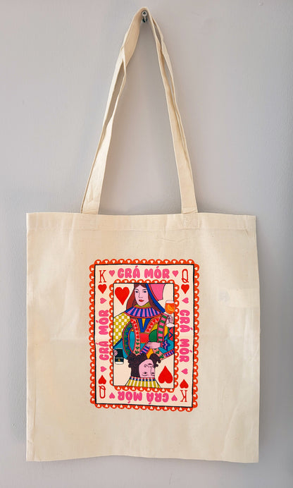 Grá Mór | Irish language tote bag lifestyle photo | Mauds Studio