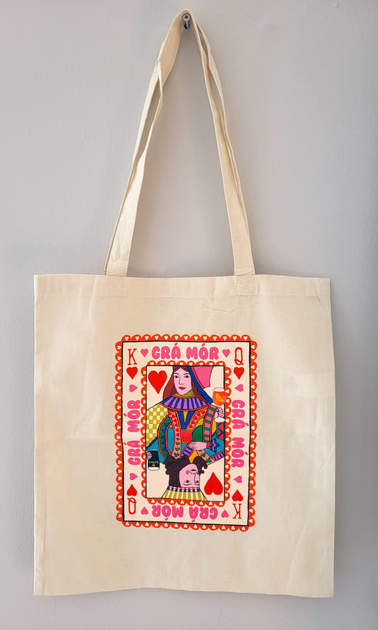 Grá Mór | Irish language tote bag lifestyle photo | Mauds Studio
