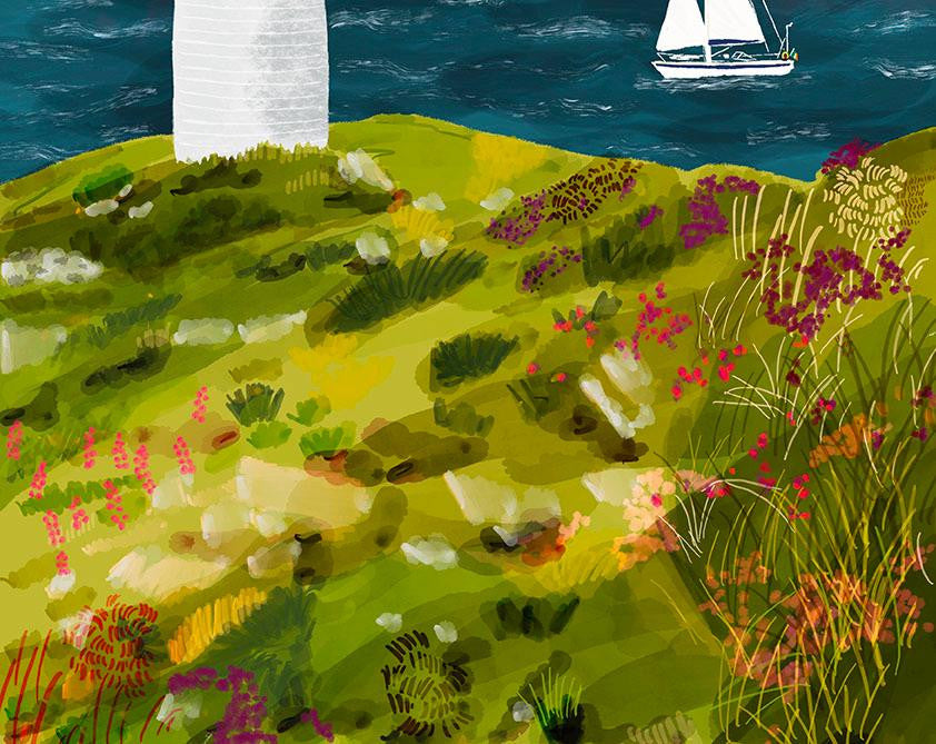 Set of 2 - Howth Lighthouse & Baltimore Beacon Prints product photo 8 | Mauds Studio