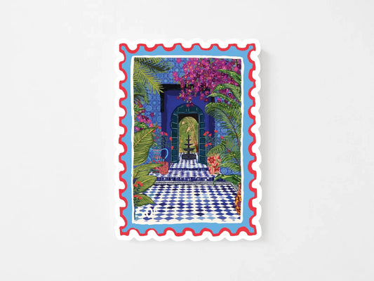 Morocco Stamp Vinyl Sticker | Mauds Studio