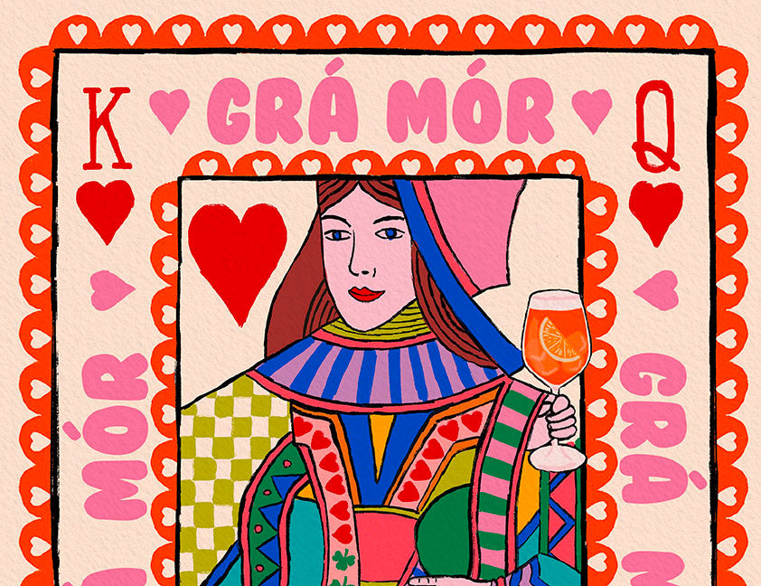 Grá Mór – Big Love Irish Wall Art alternative view | Mauds Studio