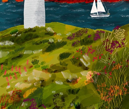 Baltimore Beacon, West Cork Print close up detail | Mauds Studio