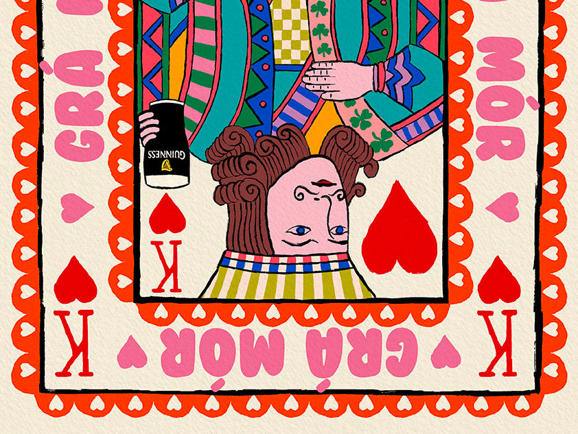 Grá Mór Pride | Kings or Queens Playing Card Print | LGBTQ+ | Big Love product photo 6 | Mauds Studio