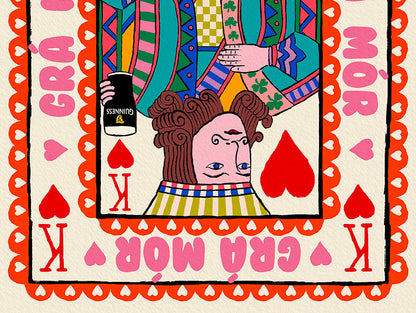 Grá Mór Pride | Kings or Queens Playing Card Print | LGBTQ+ | Big Love product photo 6 | Mauds Studio