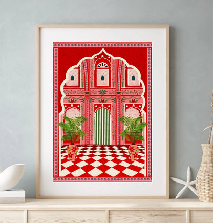 Villa Palladio Jaipur | Travel Art Print | Mauds Studio