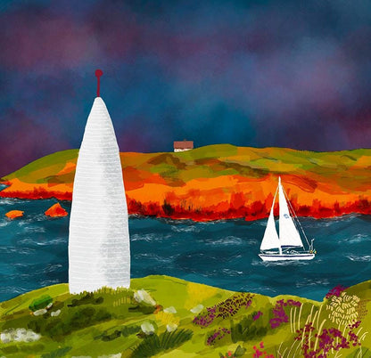 Set of 2 - Howth Lighthouse & Baltimore Beacon Prints product photo 7 | Mauds Studio