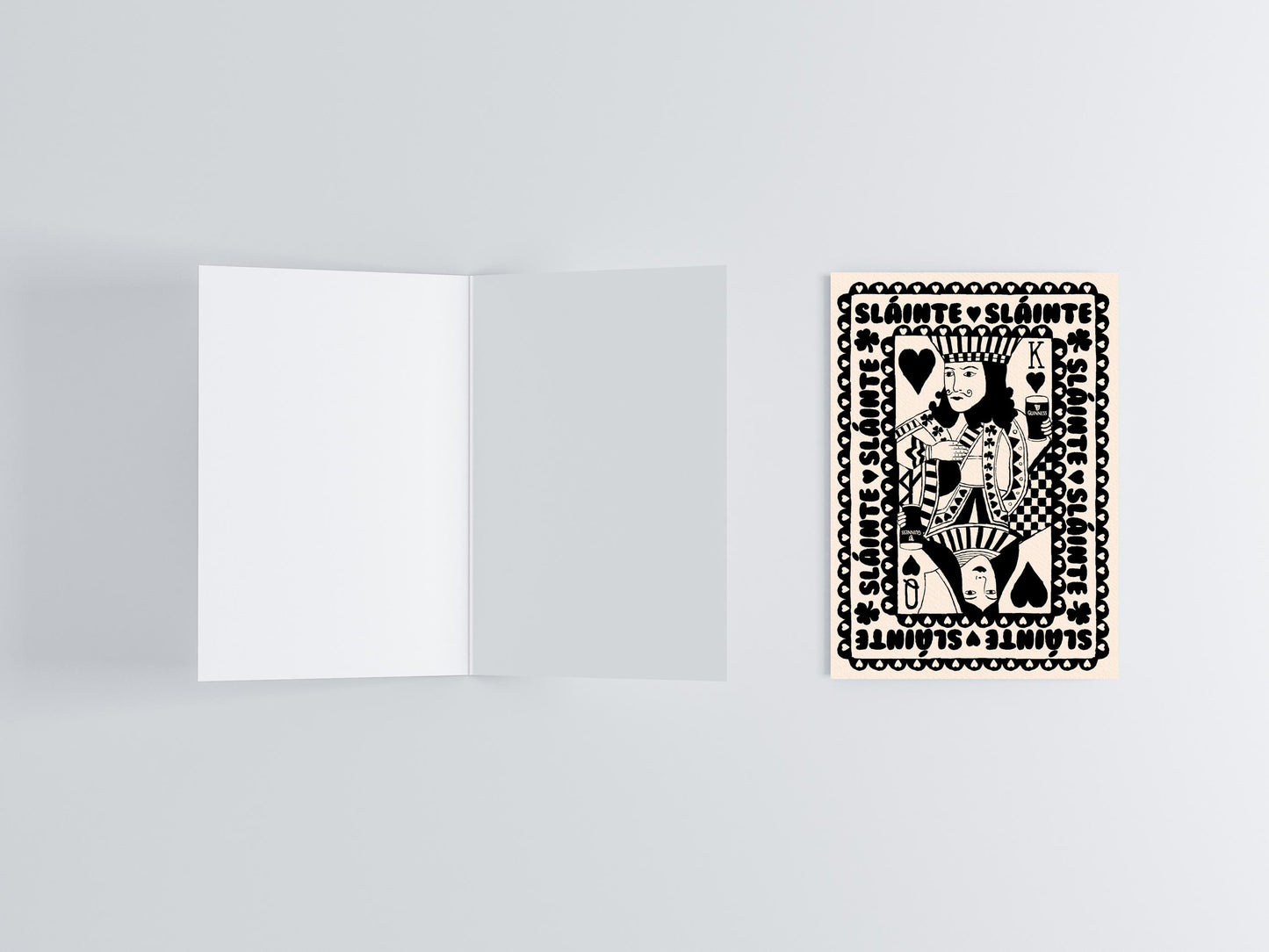 Sláinte Greeting Card flat lay photo | Mauds Studio