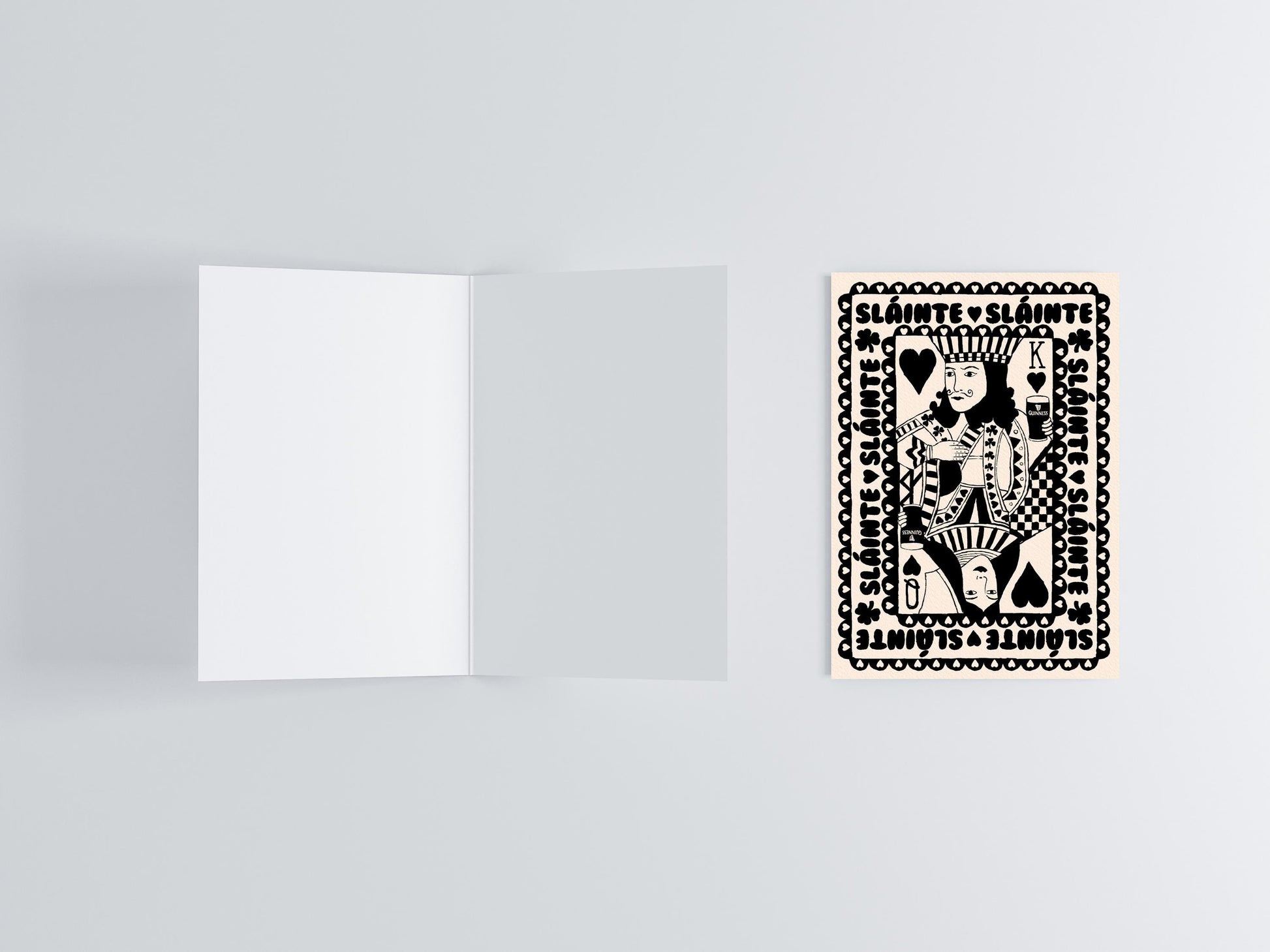 Sláinte Greeting Card flat lay photo | Mauds Studio