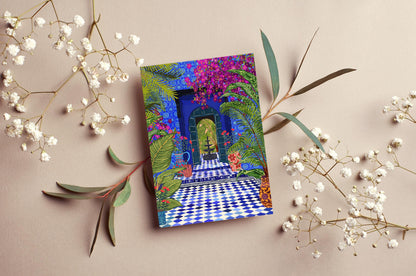 Moroccan Greeting Cards | 2 Pack close up detail | Mauds Studio