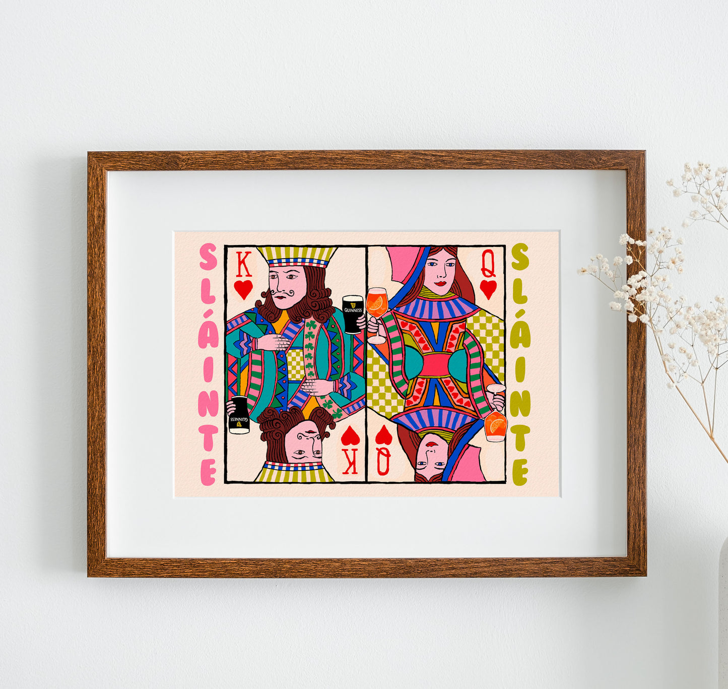 Sláinte Playing Card Art Print | Landscape | Mauds Studio