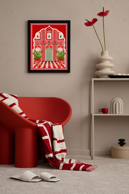 Villa Palladio Jaipur | Travel Art Print product photo 5 | Mauds Studio