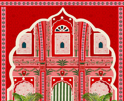 Villa Palladio Jaipur | Travel Art Print close up detail | Mauds Studio