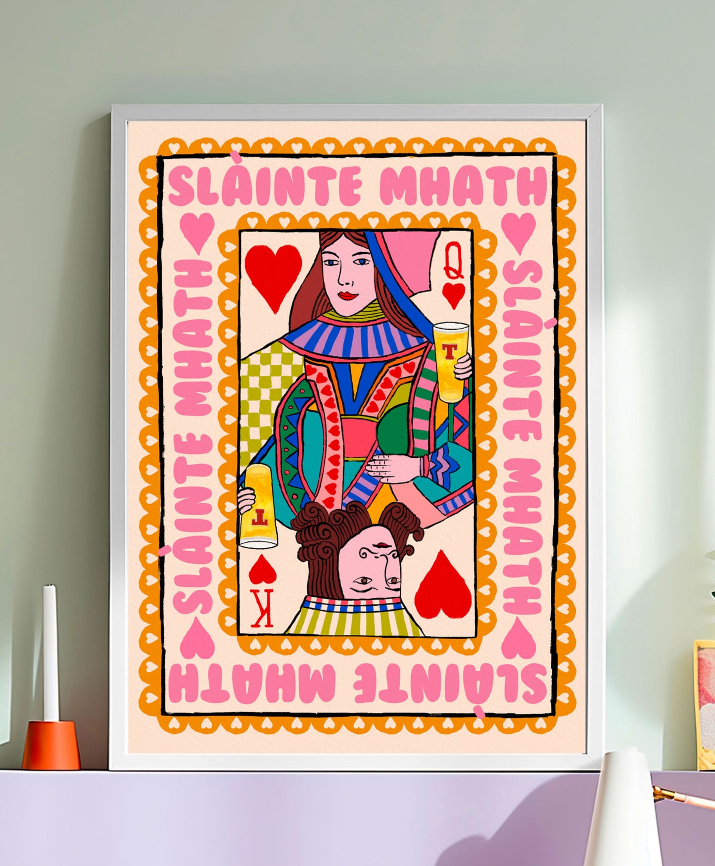 Scottish Gaelic Print | Tennents Lager Art Print | Mauds Studio