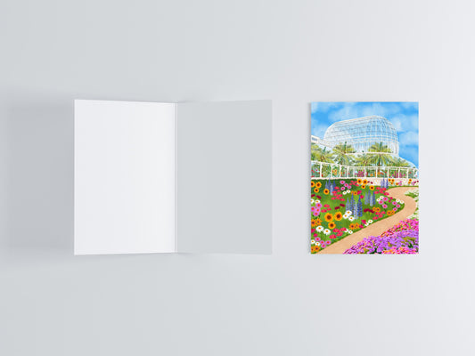 Botanic Gardens Greeting Card flat lay photo | Mauds Studio