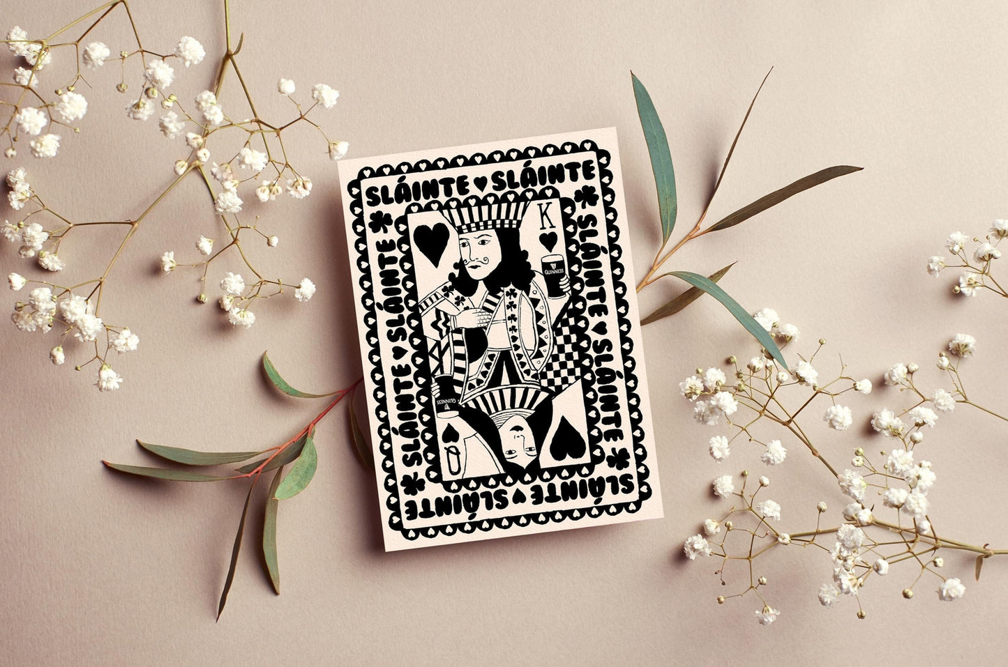 Sláinte Greeting Card | Mauds Studio