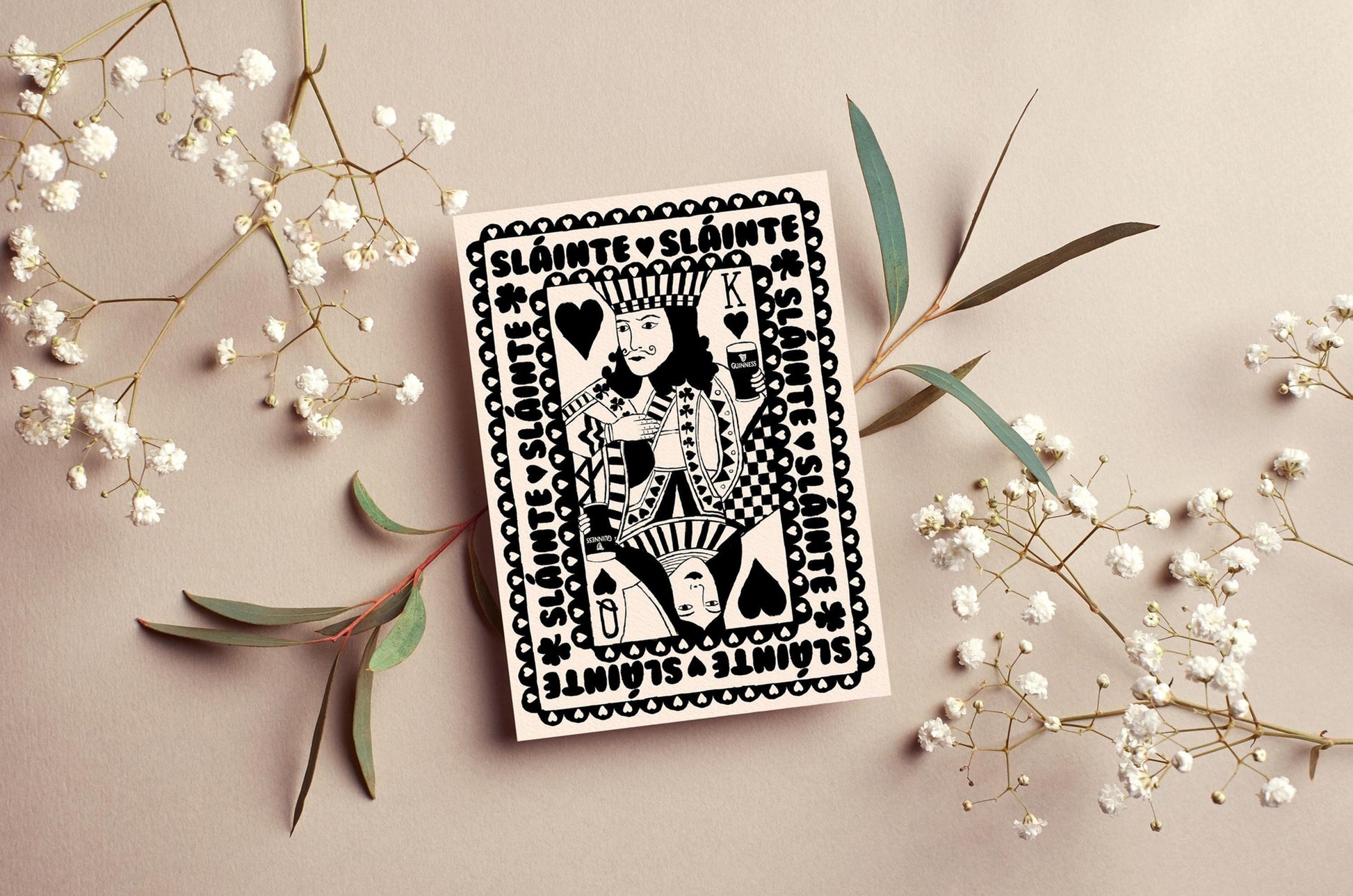 Sláinte Greeting Card | Mauds Studio