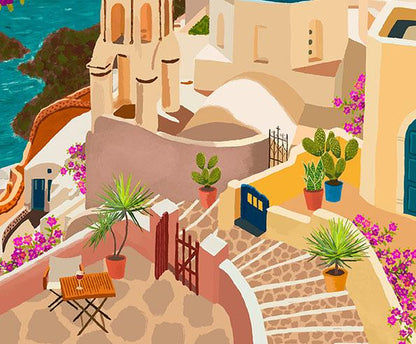 Santorini, Greece Sunset Print alternative view | Mauds Studio