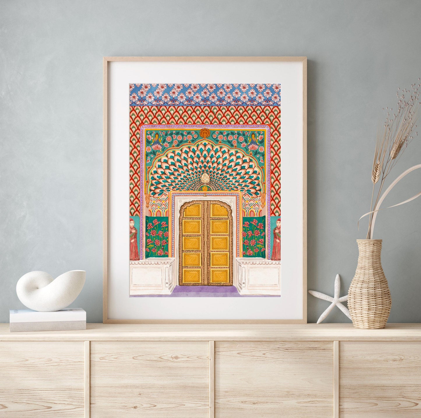 Set of 3 Travel Prints - Moroccan Riad | Majorelle Garden | Lotus Gate alternative view | Mauds Studio