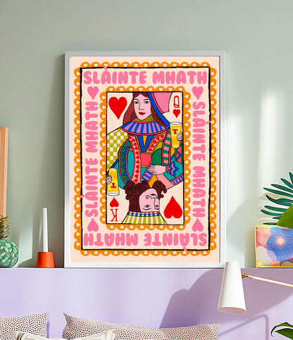 Scottish Gaelic Print | Tennents Lager Art Print alternative view | Mauds Studio