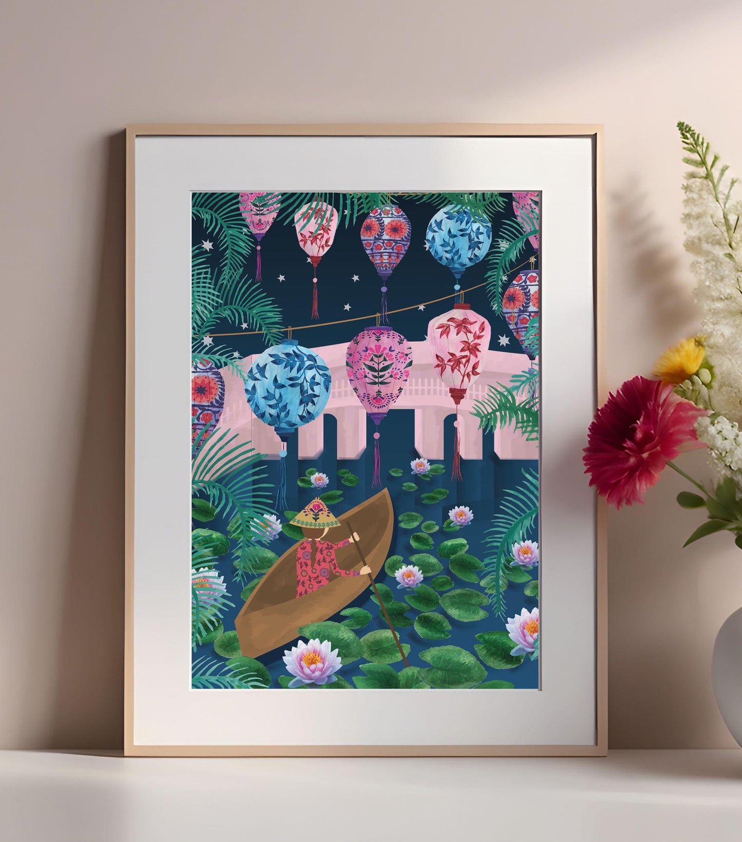 Hoi An, Vietnam Lantern Print | Mauds Studio