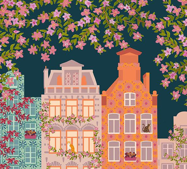 Amsterdam Art Print close up detail | Mauds Studio