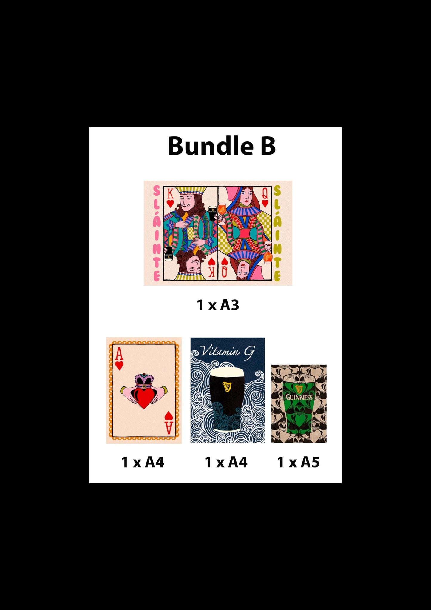 Irish Print Bundle - Studio Sample Sale *Minor Imperfections* alternative view | Mauds Studio