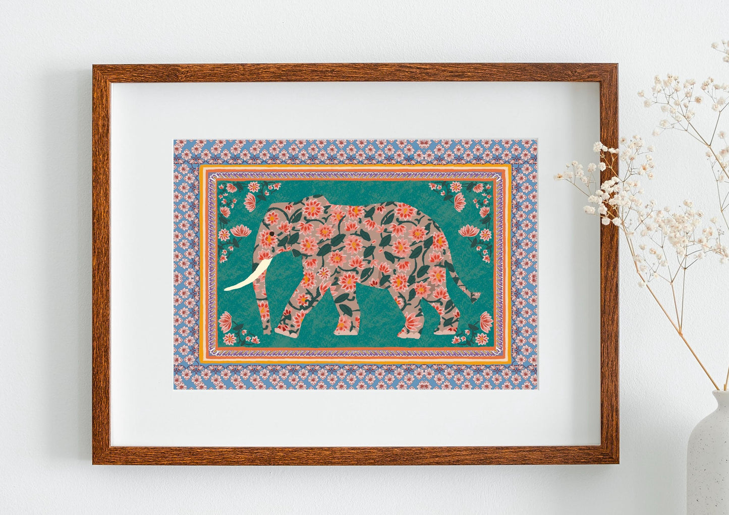Indian Elephant Print | Mauds Studio