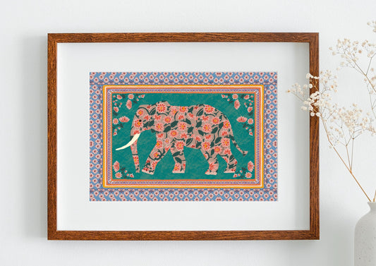 Indian Elephant Print | Mauds Studio