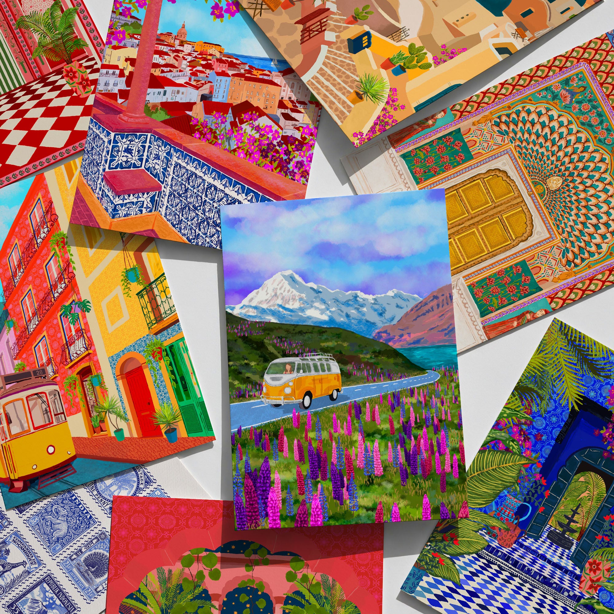 Majorelle Garden Morocco Print | Irish Art | Mauds Studio