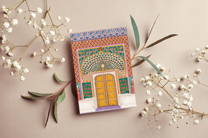 Lotus Gate, Jaipur Greeting Card | Mauds Studio